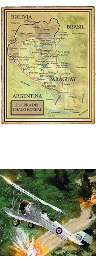 Bolivia y Paraguay se disputan un territorio que se presume rico en petróleo. La salida al mar, otro factor influyente para esta guerra .